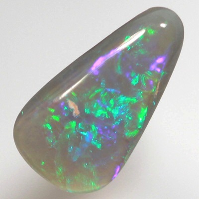 SOLID SEMI BLACK OPAL Bright green sparkles